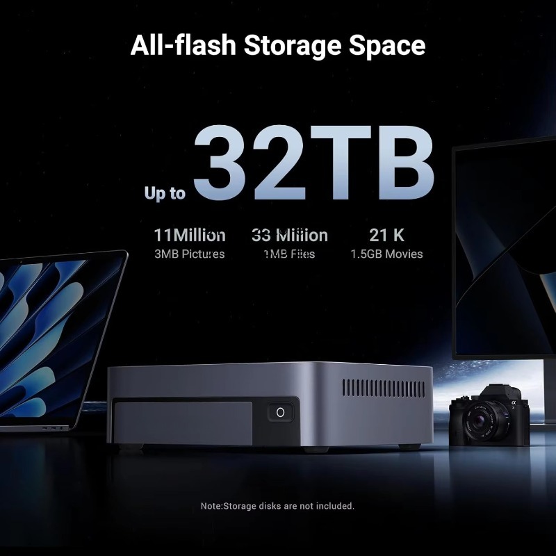 NASync DXP480T Plus 4 Bölmeli  - Ddr5 8Gb incelemesi ve fiyatı
